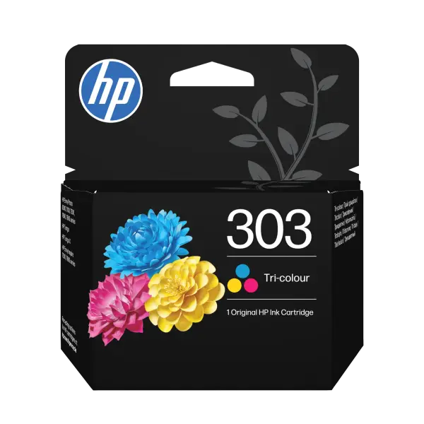 HP 303 2-pack Black/Tri-color Original Ink Cartridges (3YM92AE)